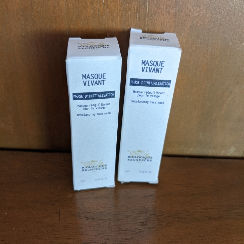 Biologique Recherche Masque Vivant two samples
